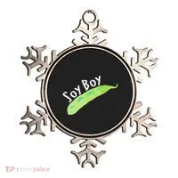 Funny Soy Boy Liberal Vegan Vegetarian Ornament thumb 0
