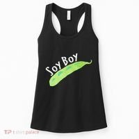 Funny Soy Boy Liberal Vegan Vegetarian Women's Tank Top thumb 0