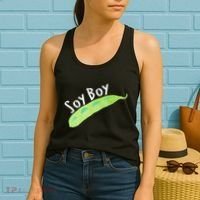 Funny Soy Boy Liberal Vegan Vegetarian Women's Tank Top thumb 2