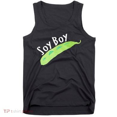 Funny Soy Boy Liberal Vegan Vegetarian Tank Top