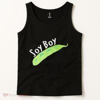 Funny Soy Boy Liberal Vegan Vegetarian Tank Top thumb 2