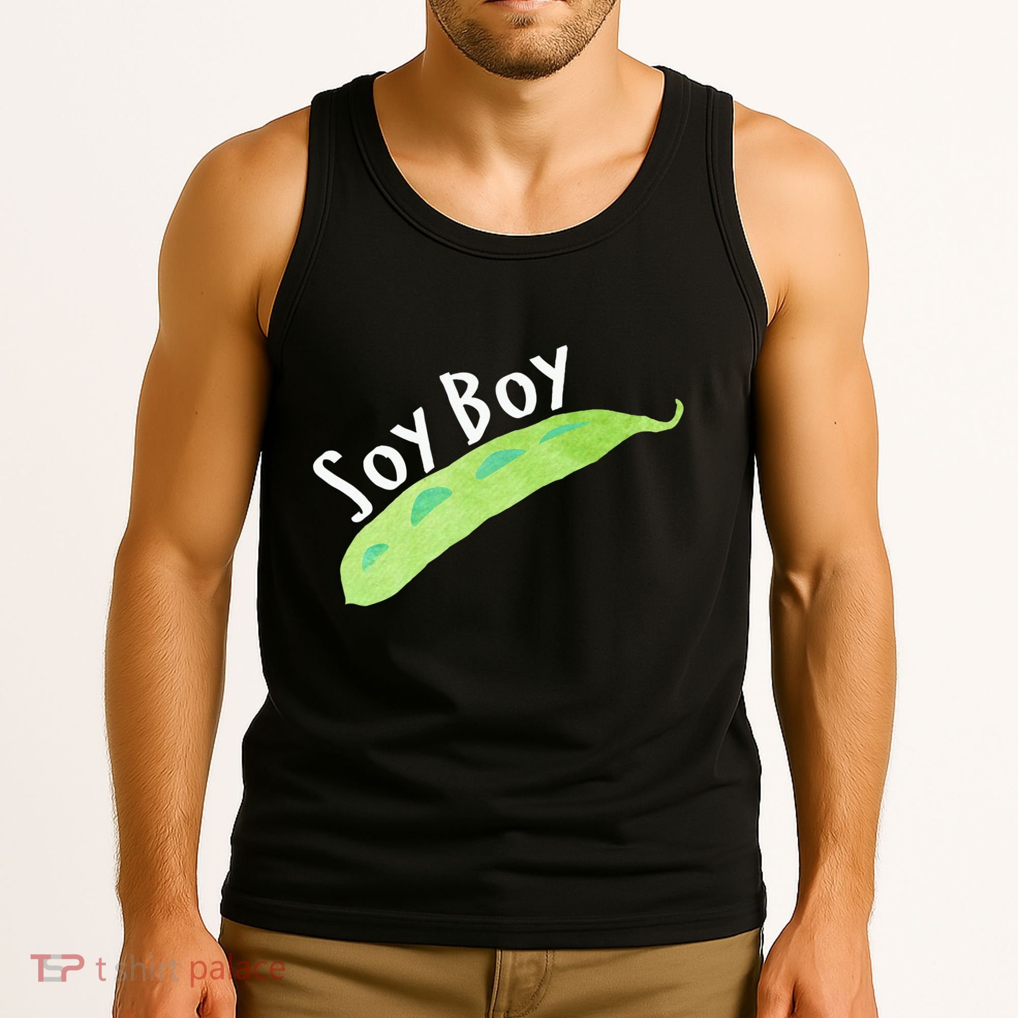 Funny Soy Boy Liberal Vegan Vegetarian Tank Top