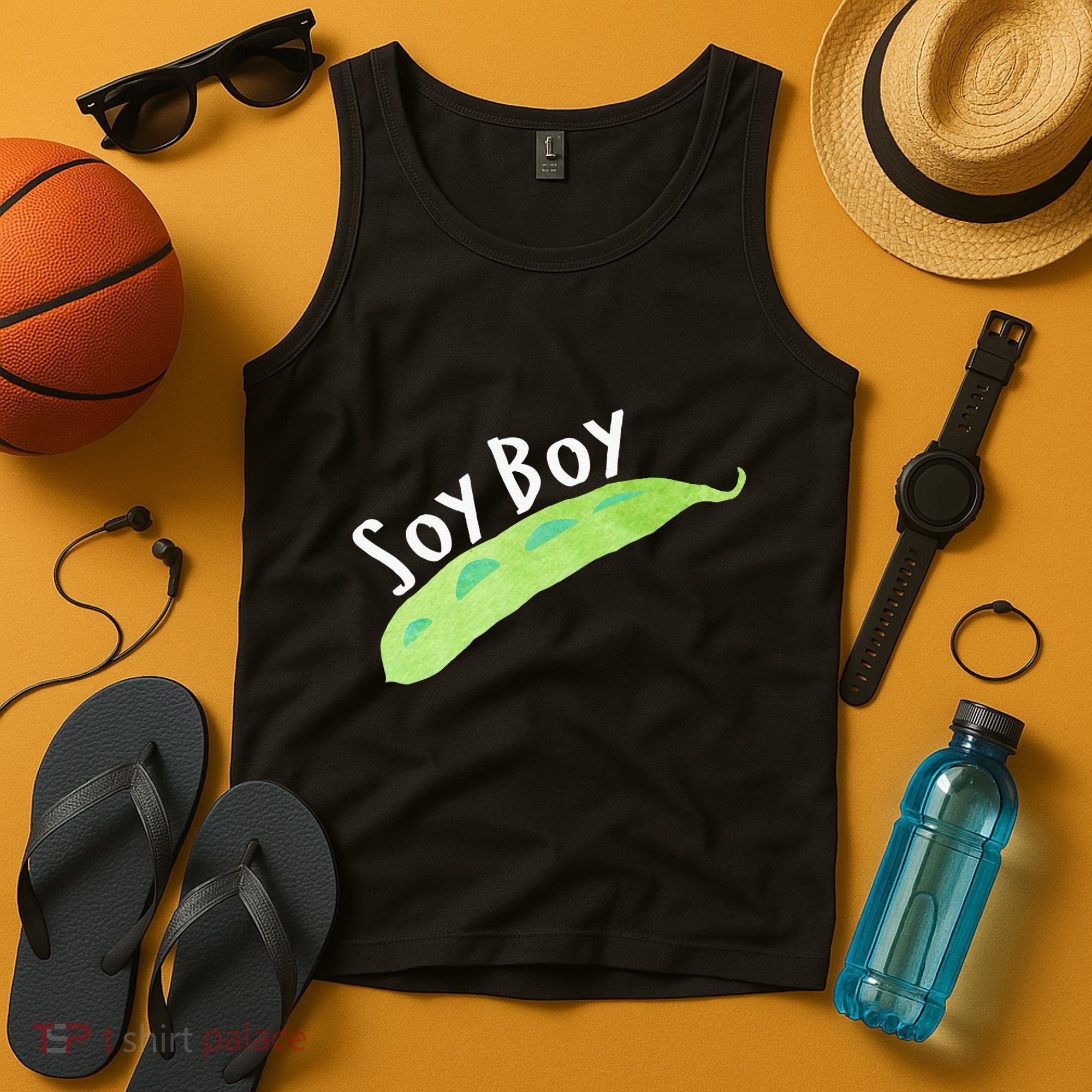 Funny Soy Boy Liberal Vegan Vegetarian Tank Top