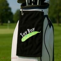 Funny Soy Boy Liberal Vegan Vegetarian Golf Towel thumb 2