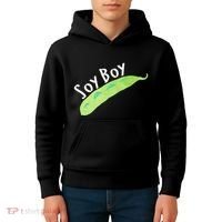 Funny Soy Boy Liberal Vegan Vegetarian Kids Hoodie thumb 4