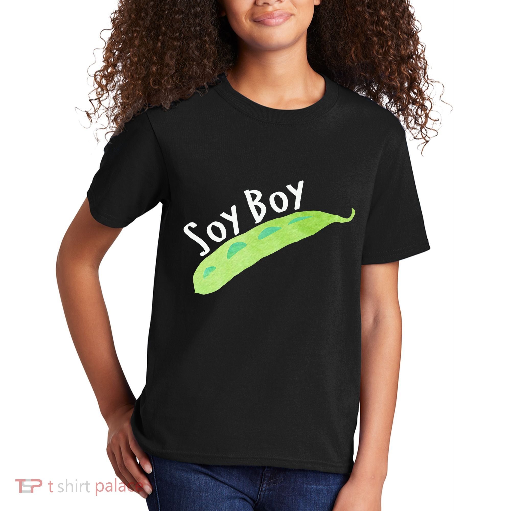Funny Soy Boy Liberal Vegan Vegetarian Kids T-Shirt