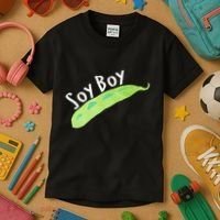 Funny Soy Boy Liberal Vegan Vegetarian Kids T-Shirt thumb 3