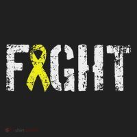 Fight Sarcoma Bone Cancer Awareness Yellow Ribbon Comfort Colors T-Shirt thumb 5