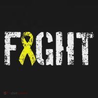 Fight Sarcoma Bone Cancer Awareness Yellow Ribbon Backpack thumb 2