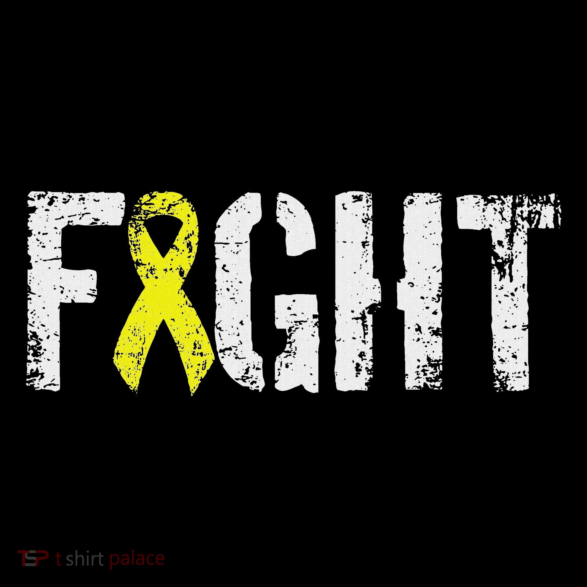 Fight Sarcoma Bone Cancer Awareness Yellow Ribbon Mousepad