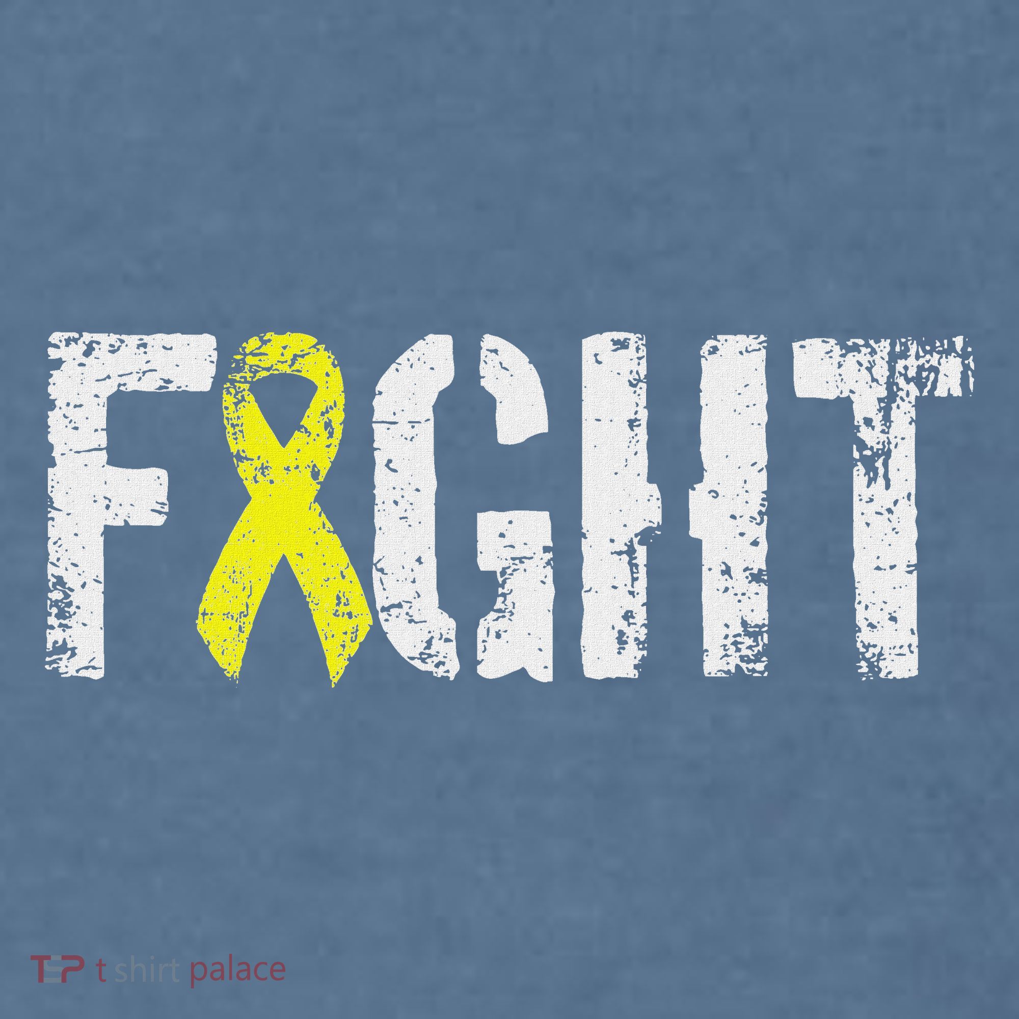 Fight Sarcoma Bone Cancer Awareness Yellow Ribbon Garment-Dyed Sweatshirt