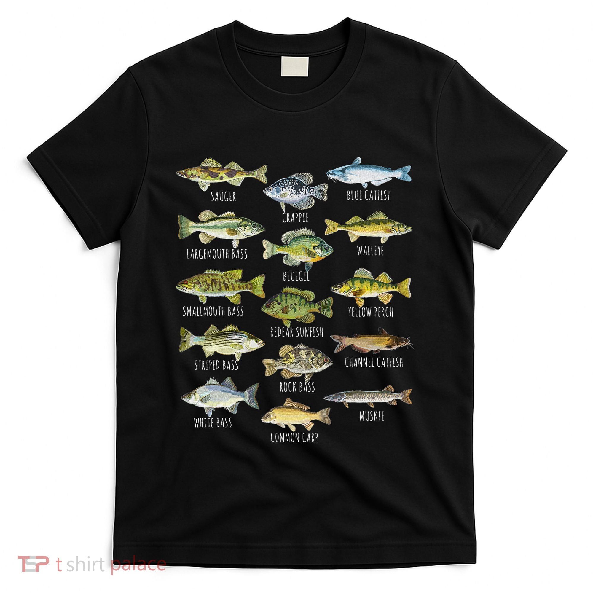 Fish Species Biology Types Of Freshwater Fish Fishing T-Shirt