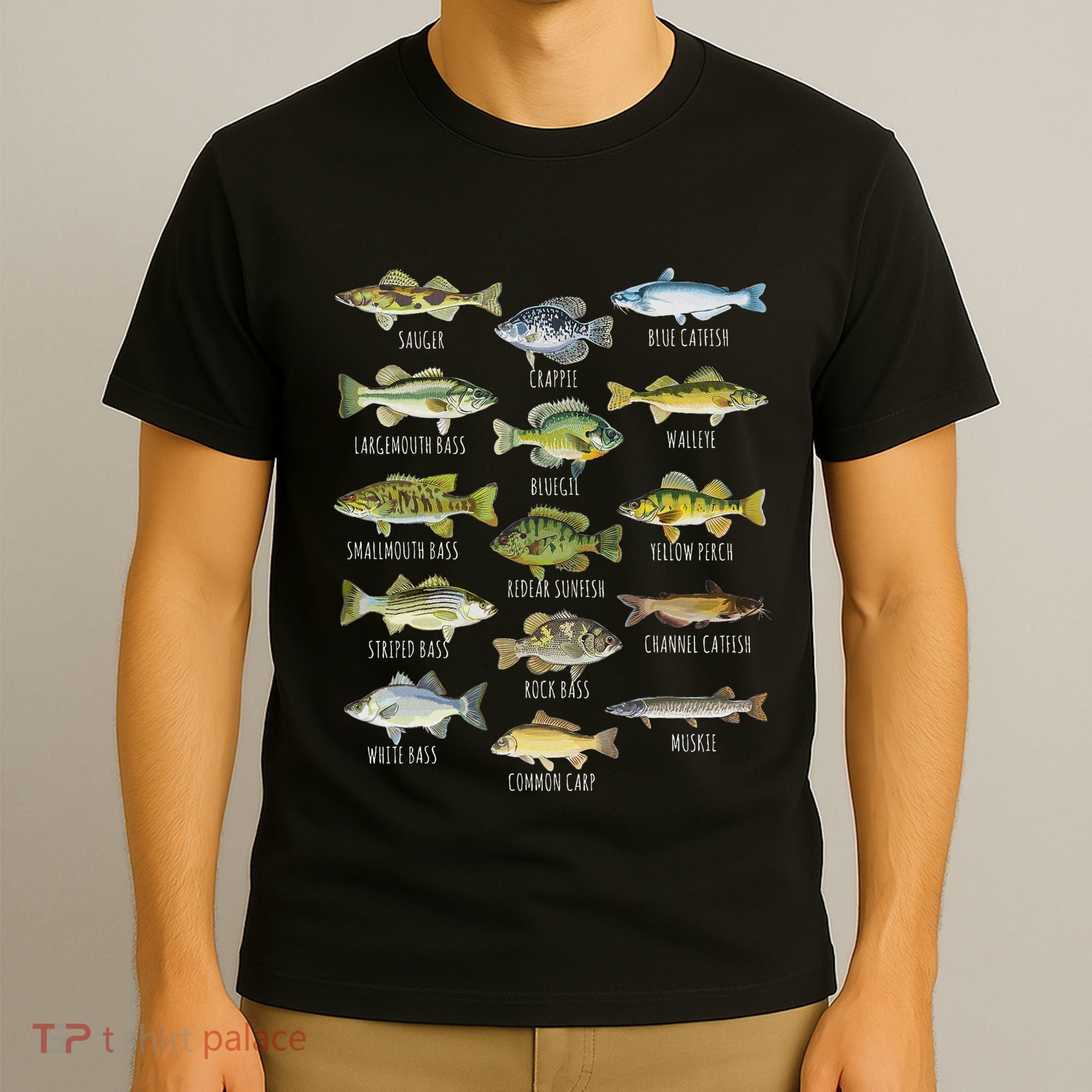Fish Species Biology Types Of Freshwater Fish Fishing T-Shirt