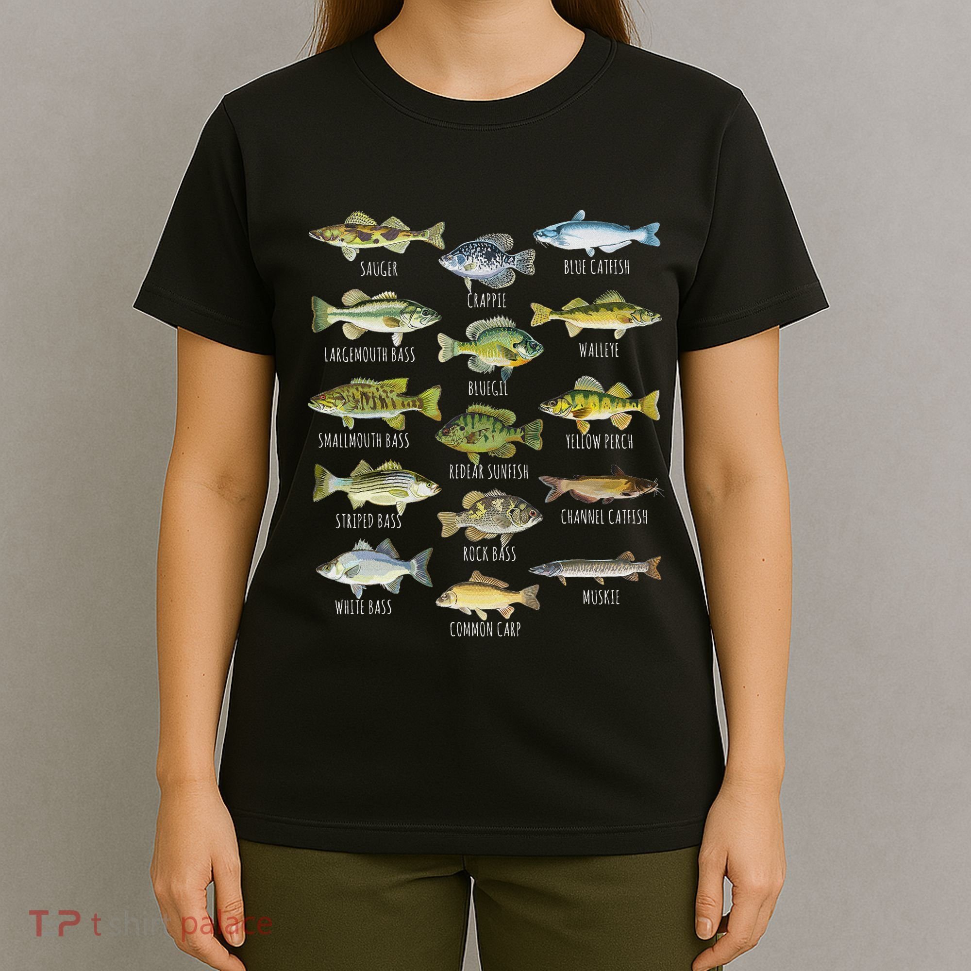 Fish Species Biology Types Of Freshwater Fish Fishing T-Shirt