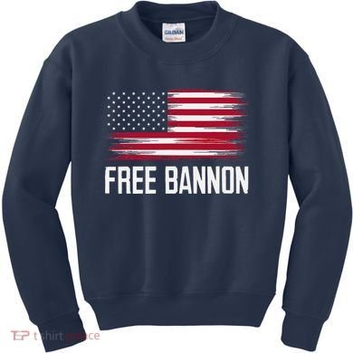 Free Steve Bannon Kids Sweatshirt