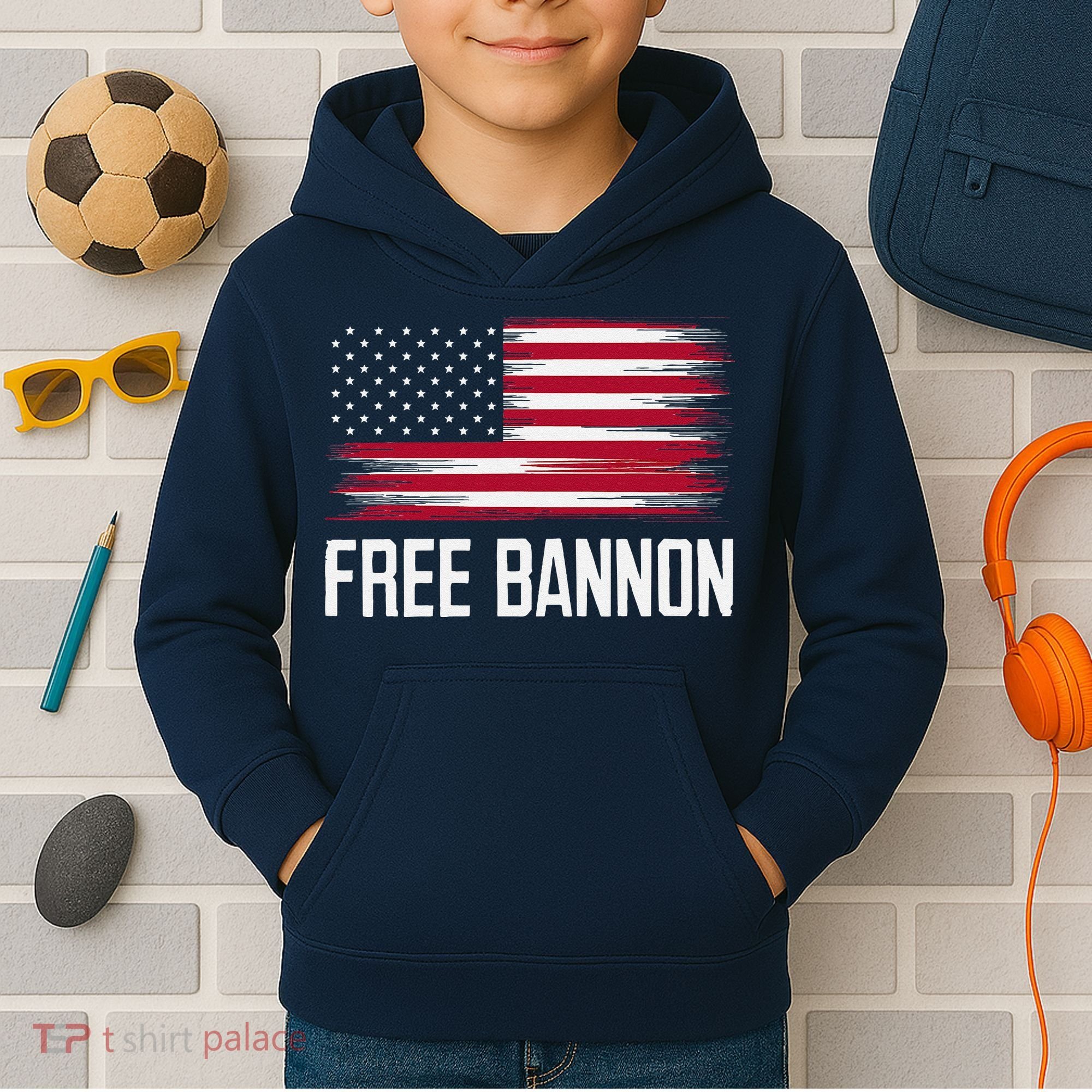 Free Steve Bannon Kids Hoodie