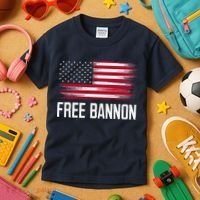Free Steve Bannon Kids T-Shirt thumb 3