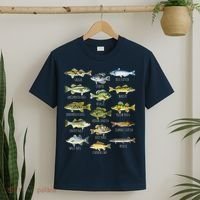 Fish Species Biology Types Of Freshwater Fish Fishing T-Shirt thumb 2