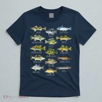 Fish Species Biology Types Of Freshwater Fish Fishing T-Shirt thumb 5