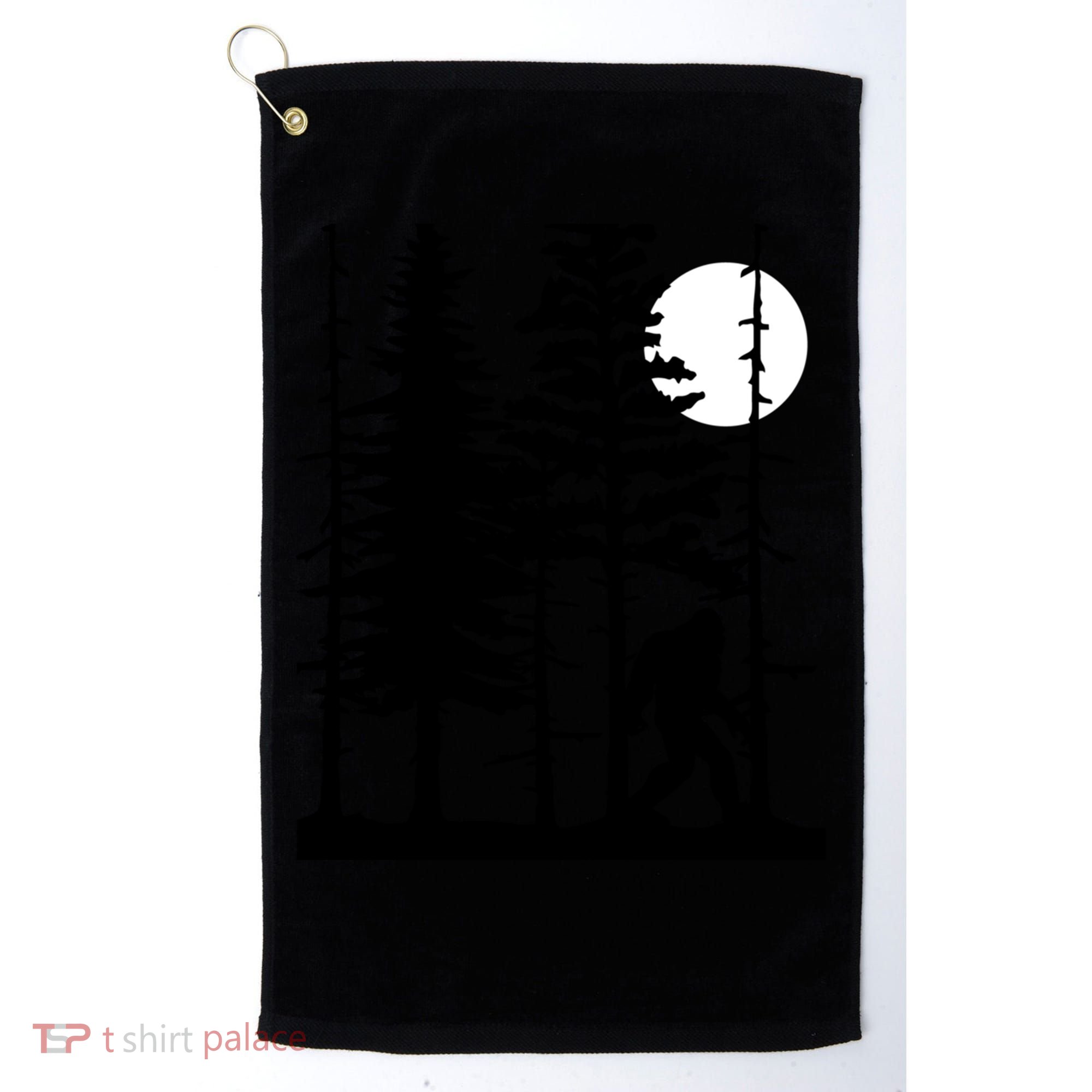 For Sasquatch Believers Gift Golf Towel