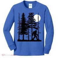 For Sasquatch Believers Gift Kids Long Sleeve Shirt thumb 0