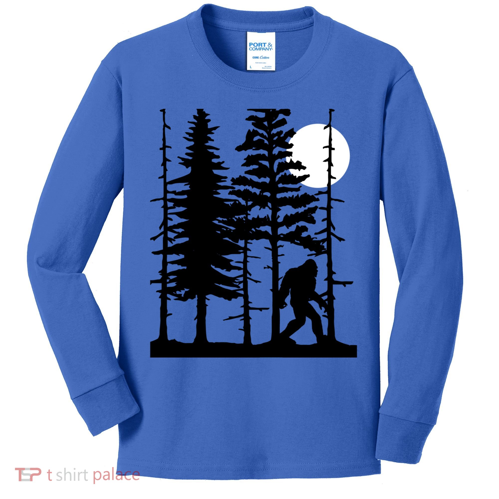 For Sasquatch Believers Gift Kids Long Sleeve Shirt