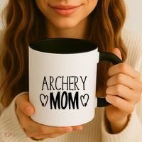 Funny Sarcastic Bow Hunter Archer Gift Archery Mom Cool Gift Coffee Mug thumb 3