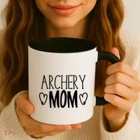 Funny Sarcastic Bow Hunter Archer Gift Archery Mom Cool Gift Coffee Mug thumb 3