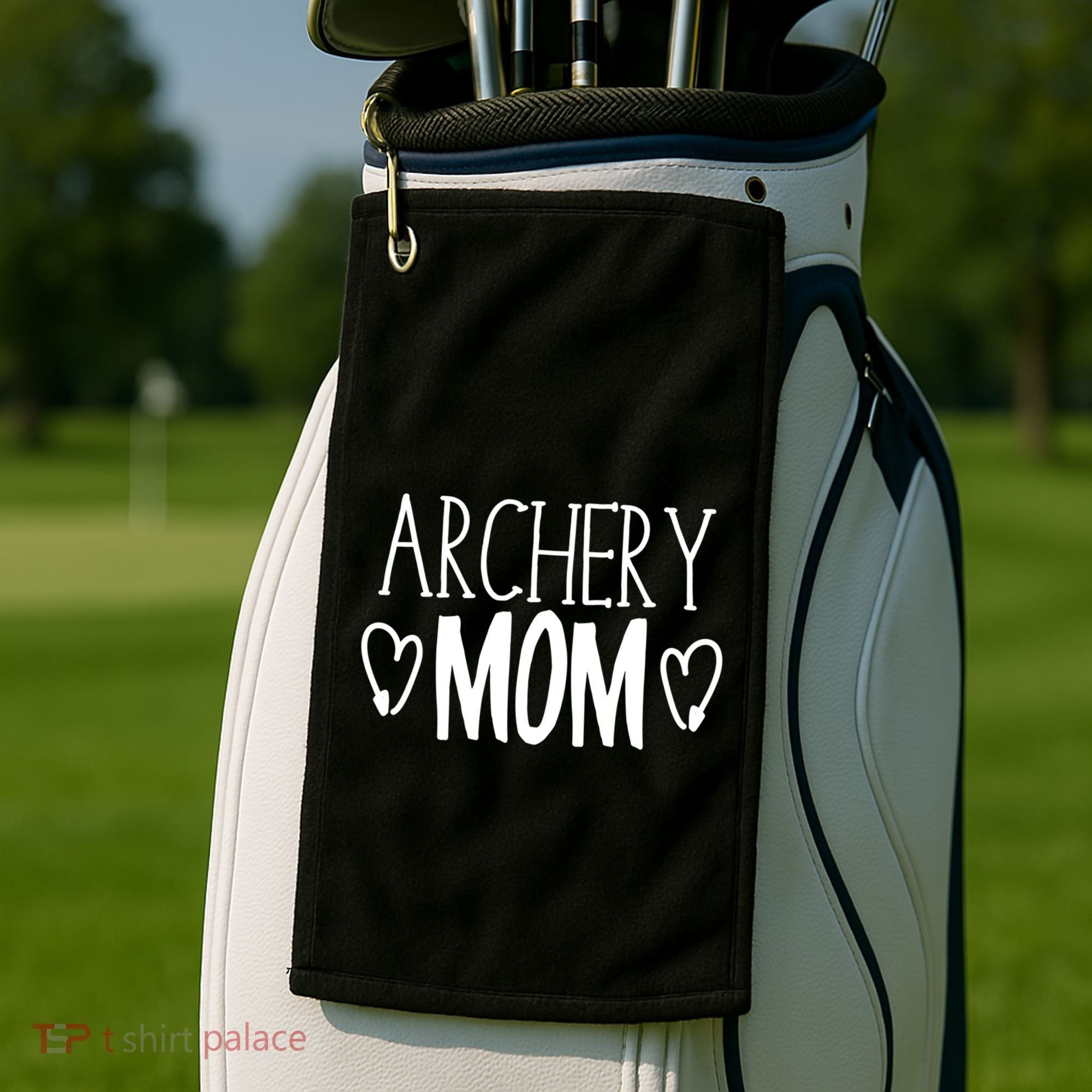 Funny Sarcastic Bow Hunter Archer Gift Archery Mom Cool Gift Golf Towel