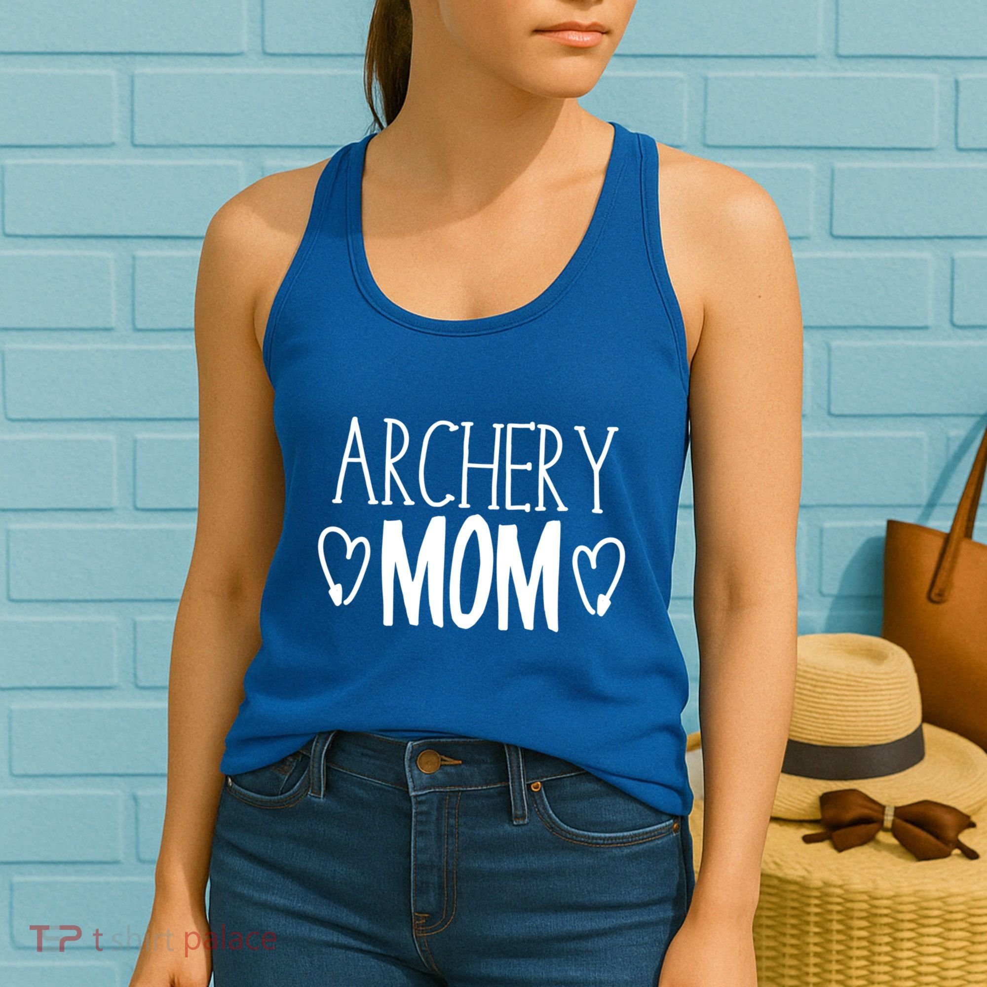 Funny Sarcastic Bow Hunter Archer Gift Archery Mom Cool Gift Women's Tank Top