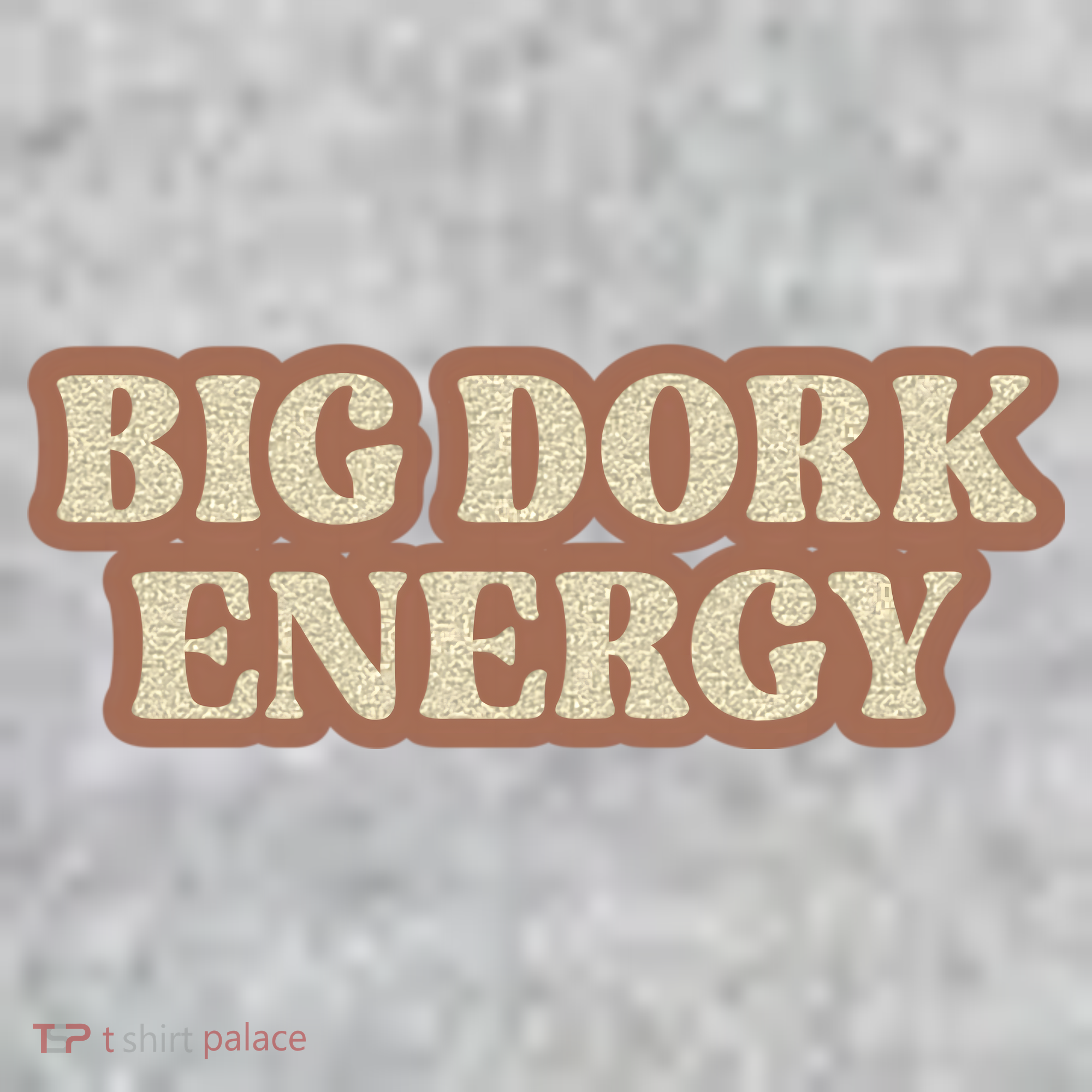 Funny Saying Big Dork Energy 70s Retro Style Sweatshirt