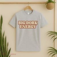 Funny Saying Big Dork Energy 70s Retro Style T-Shirt thumb 2