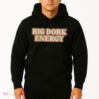 Funny Saying Big Dork Energy 70s Retro Style Hoodie thumb 2