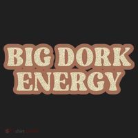 Funny Saying Big Dork Energy 70s Retro Style Tumbler thumb 3