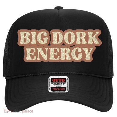 Funny Saying Big Dork Energy 70s Retro Style Hat