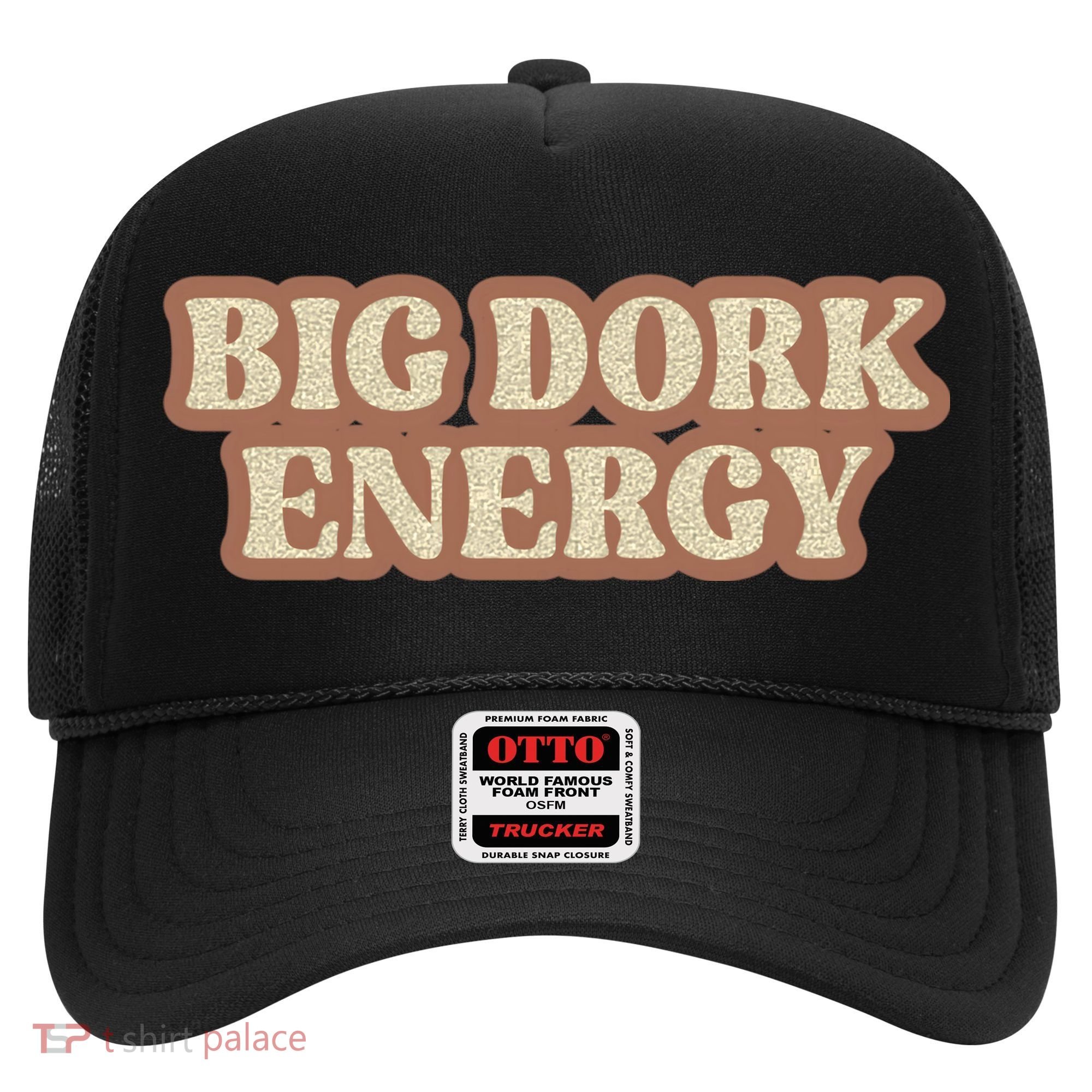 Funny Saying Big Dork Energy 70s Retro Style Hat