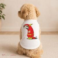 Flash Sloth Cool Nerd Gift For Him Doggie Tank thumb 2