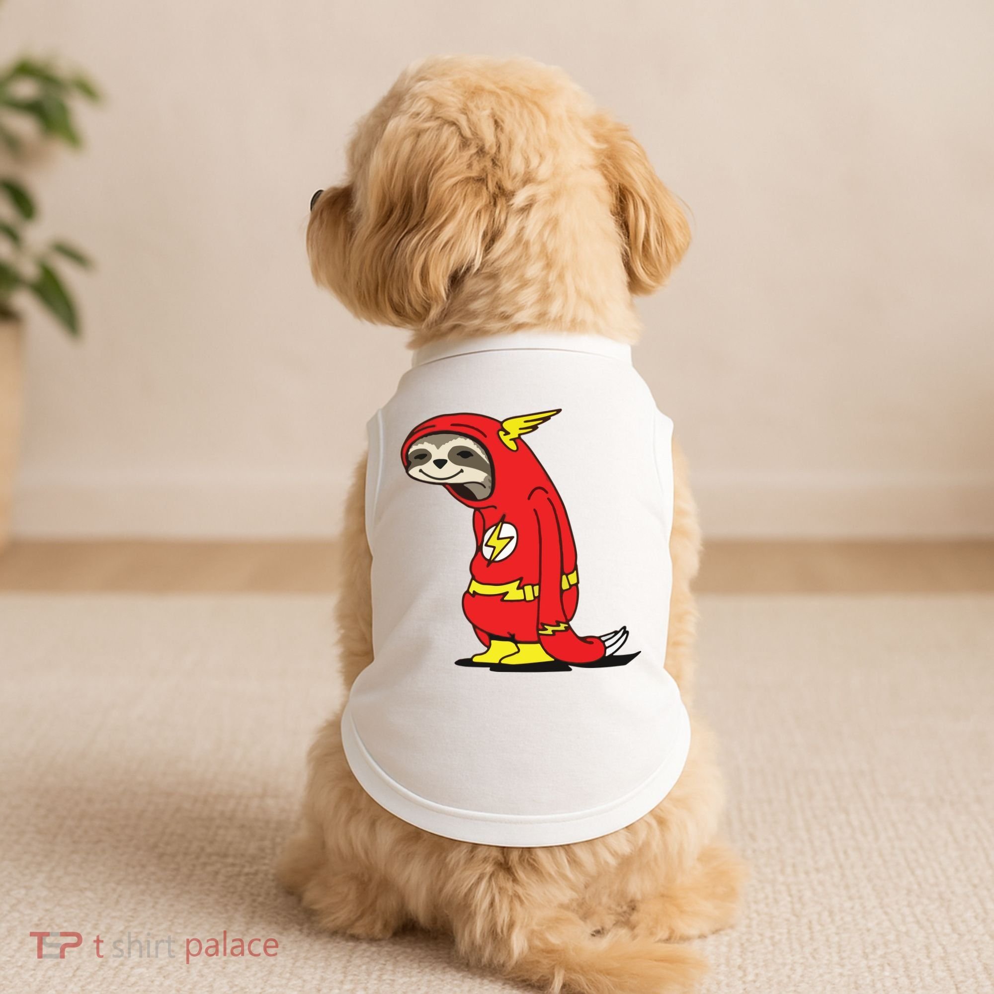 Flash Sloth Cool Nerd Gift For Him Doggie Tank