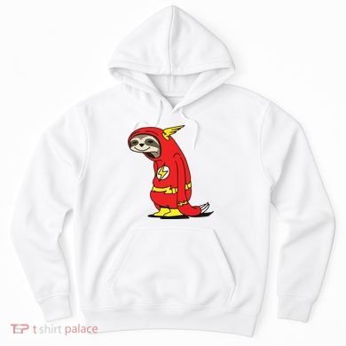 Flash Sloth Cool Nerd Gift For Him Hoodie