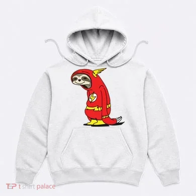 Flash Sloth Cool Nerd Gift For Him Hoodie