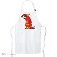 Flash Sloth Cool Nerd Gift For Him Apron thumb 0
