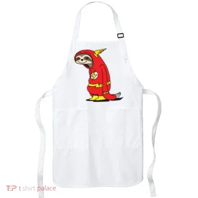 Flash Sloth Cool Nerd Gift For Him Apron