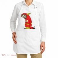 Flash Sloth Cool Nerd Gift For Him Apron thumb 2