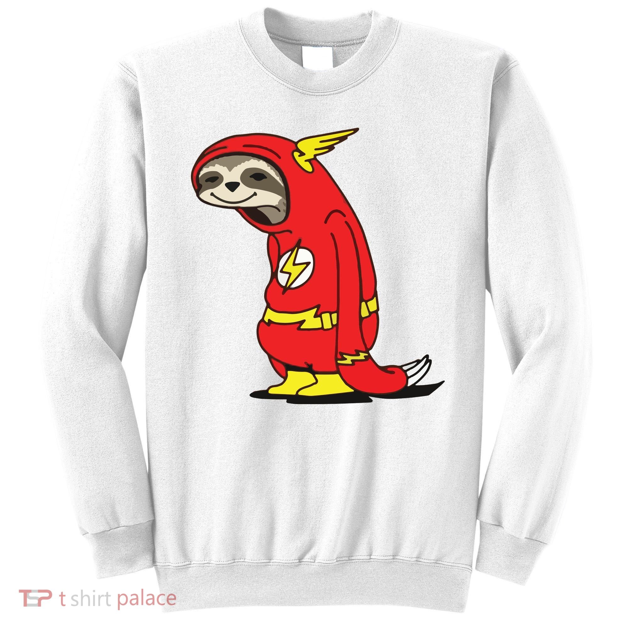 Flash Sloth Cool Nerd Gift For Him Sweatshirt