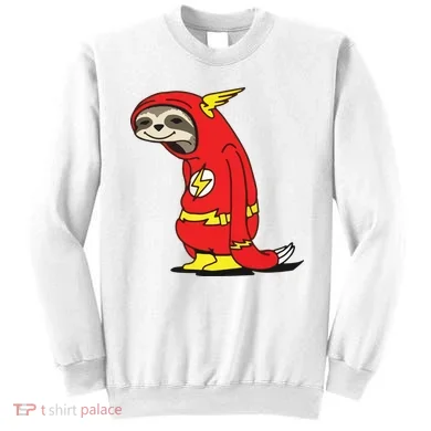 Flash Sloth Cool Nerd Gift For Him Sweatshirt