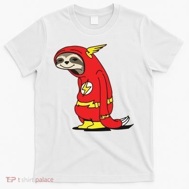 Flash Sloth Cool Nerd Gift For Him T-Shirt