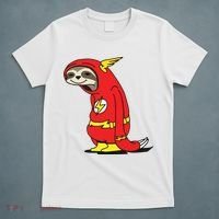 Flash Sloth Cool Nerd Gift For Him T-Shirt thumb 5
