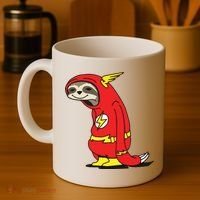Flash Sloth Cool Nerd Gift For Him Coffee Mug thumb 4