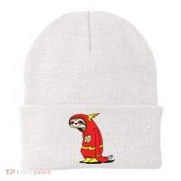 Flash Sloth Cool Nerd Gift For Him Beanie thumb 0