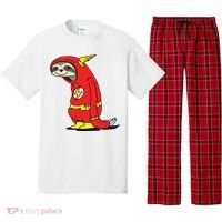 Flash Sloth Cool Nerd Gift For Him Pajama Set thumb 0